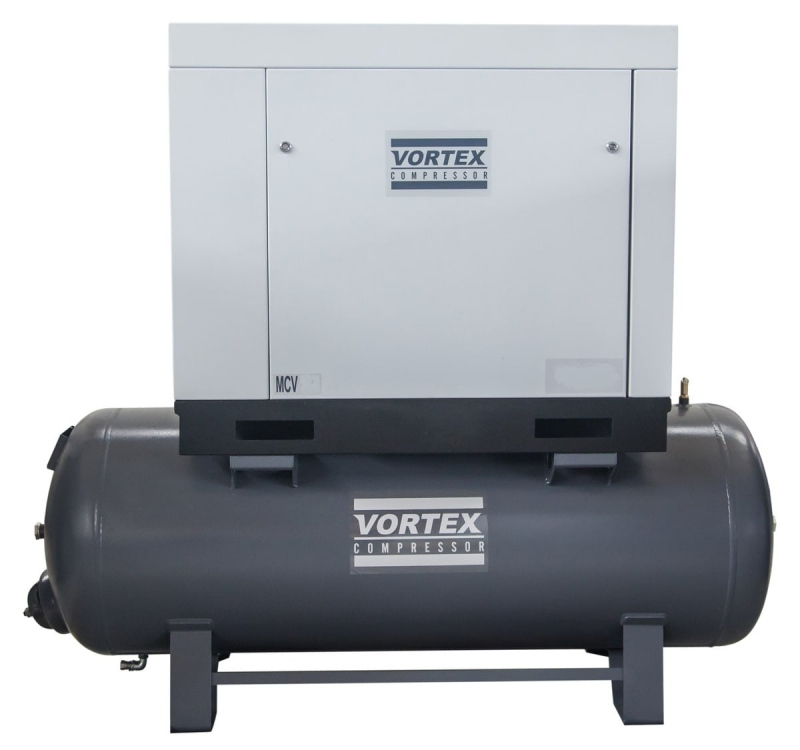 Винтовой компрессор на ресивере Vortex MC2V 7.5 10 бар - интернет-магазин промышленного оборудования «Дюкон»