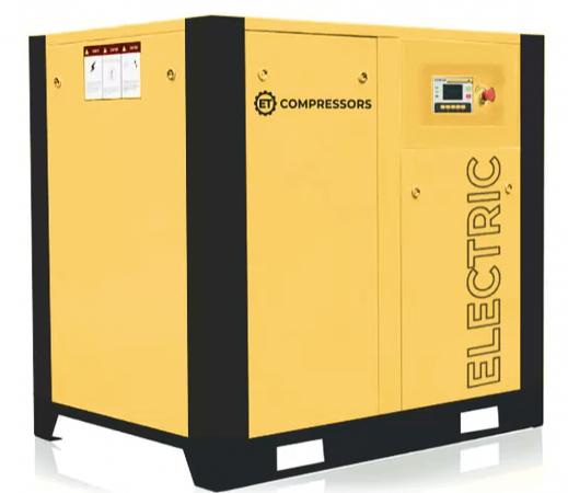 Безмасляный винтовой компрессор ET-Compressors с фиксированной частотой вращения электродвигателя ET SOF Dry 75 (IP55) 7 бар - интернет-магазин промышленного оборудования «Дюкон»