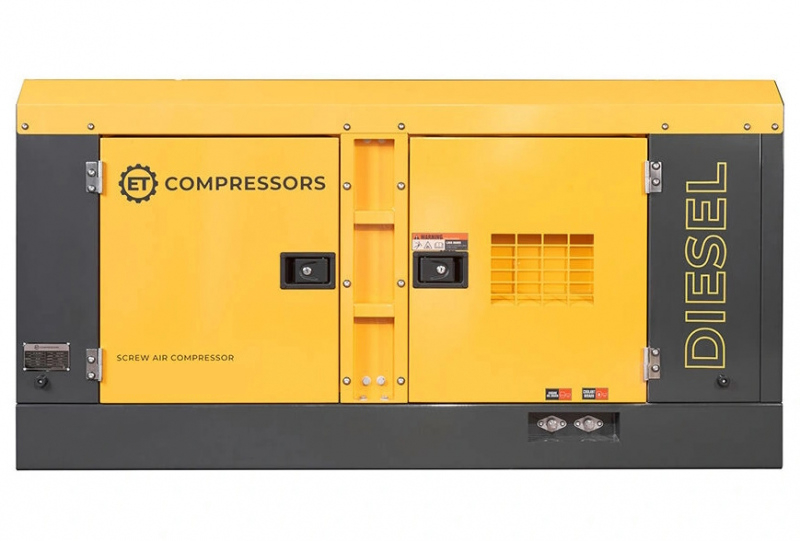 Дизельный передвижной компрессор ET-Compressors ET SD-265S-7  - интернет-магазин промышленного оборудования «Дюкон»