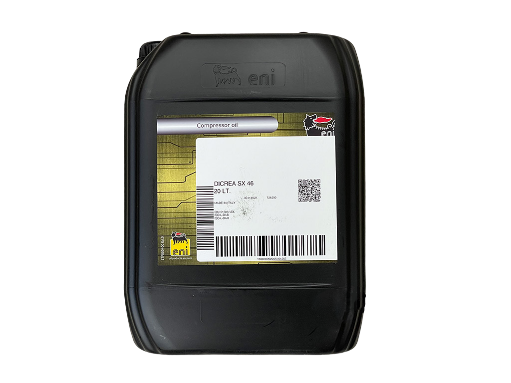 Компрессорное масло для винтовых компрессоров ENI DICREA SX 46 46 20 л - интернет-магазин промышленного оборудования «Дюкон»
