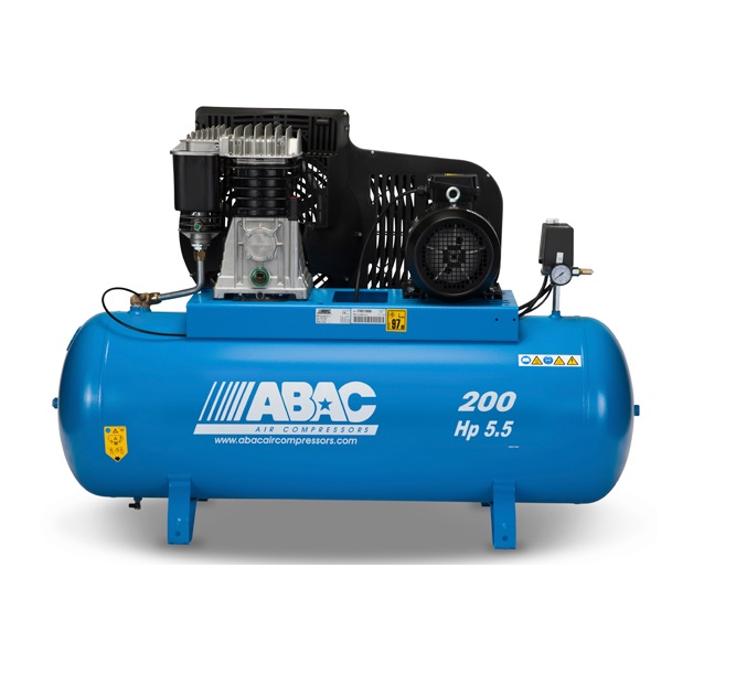 Маcляный компрессор с ременным приводом ABAC B5900B/200 CT5.5 V400 ITALIA - интернет-магазин промышленного оборудования «Дюкон»