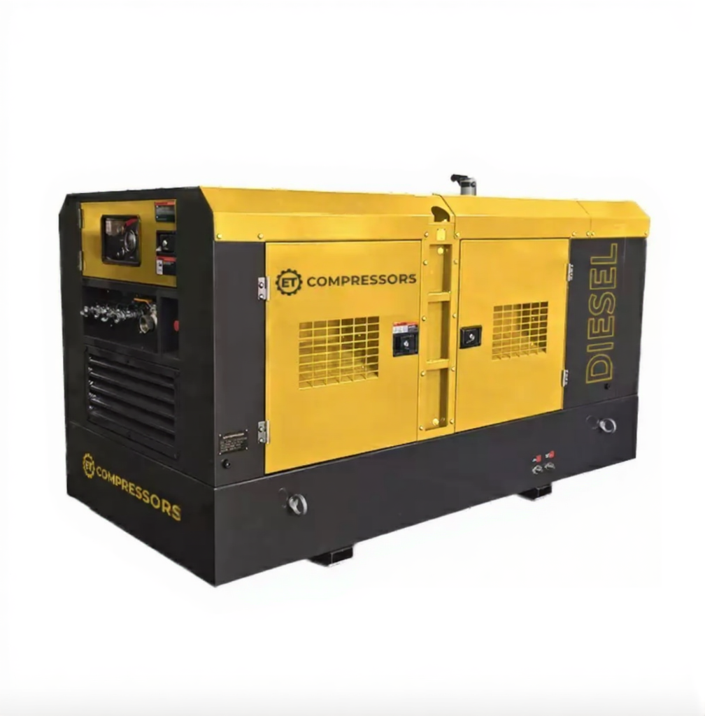 Дизельный передвижной компрессор ET-Compressors на раме ET SDY 280S-8 - интернет-магазин промышленного оборудования «Дюкон»