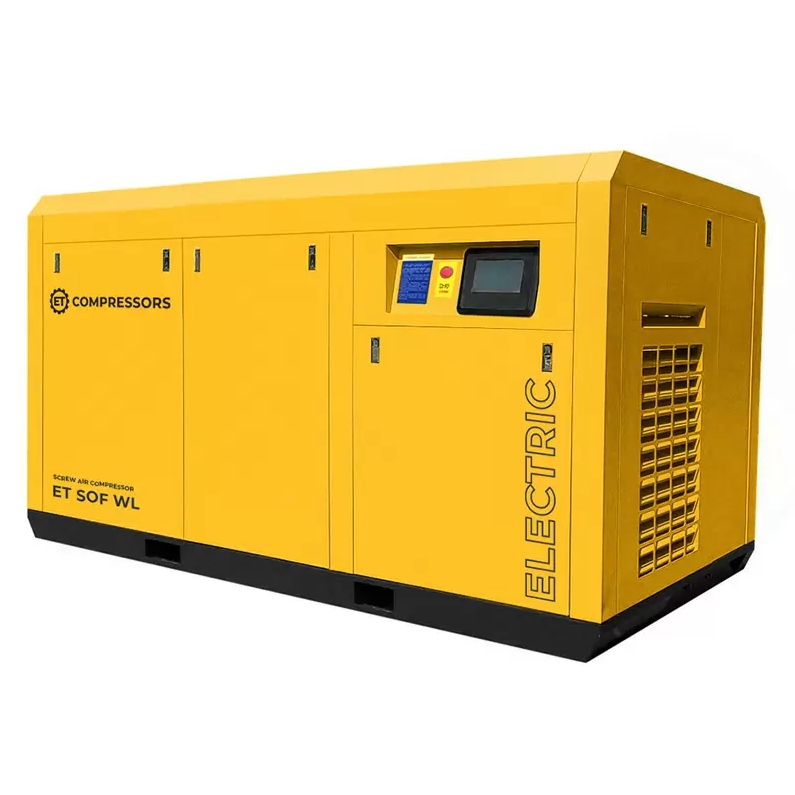 Безмасляный винтовой компрессор с частотным регулированием производительности и двигателем на постоянных магнитах ET-Compressors с водяным впрыском ET SOF WL 315 VS PM W 8 бар - интернет-магазин промышленного оборудования «Дюкон»