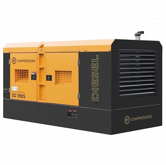 Дизельный передвижной компрессор ET-Compressors ET SD 390S-10 - интернет-магазин промышленного оборудования «Дюкон»