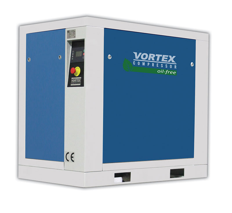 Безмасляный винтовой компрессор Vortex VOFS 15 8 бар - интернет-магазин промышленного оборудования «Дюкон»