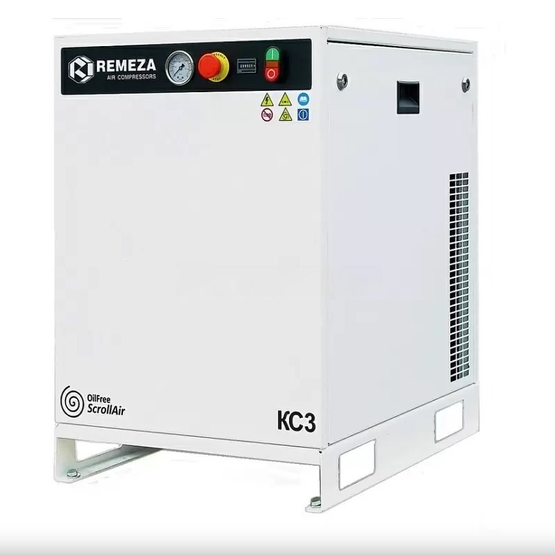 Спиральный безмаслянный компрессор REMEZA КС КС3-10АМ с мембранным осушителем - интернет-магазин промышленного оборудования «Дюкон»