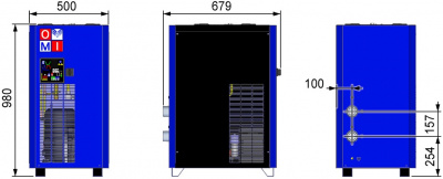 Осушитель рефрижераторного типа OMI ED 480 - интернет-магазин промышленного оборудования «Дюкон»