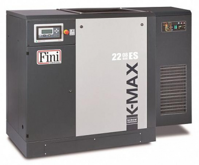 Винтовой компрессор Fini на раме с осушителем K-MAX 22-10 ES (G) - интернет-магазин промышленного оборудования «Дюкон»