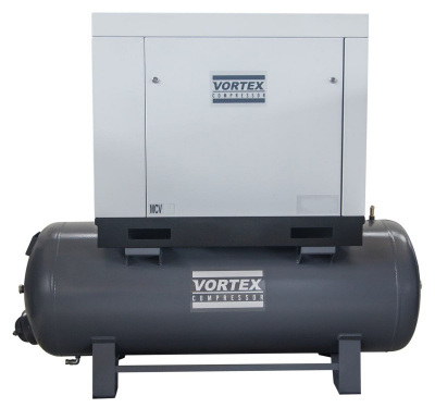 Винтовой компрессор на ресивере Vortex MC2V 15 10 бар - интернет-магазин промышленного оборудования «Дюкон»