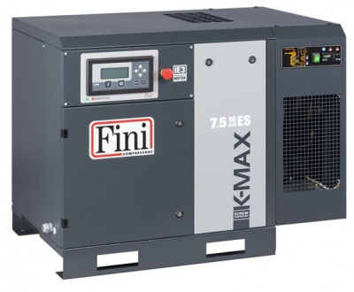 Винтовой компрессор Fini на раме c осушителем K-MAX 1110 ES VS - интернет-магазин промышленного оборудования «Дюкон»