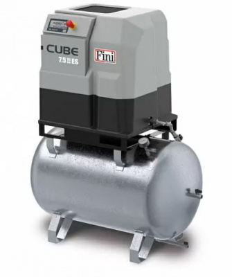 Винтовой компрессор Fini на ресивере с осушителем CUBE 7,5-10-270-ES Z - интернет-магазин промышленного оборудования «Дюкон»
