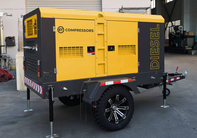 Дизельный передвижной компрессор ET-Compressors ET SD 390T-10 - интернет-магазин промышленного оборудования «Дюкон»