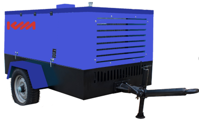 Дизельный передвижной компрессор KraftMachine КМ-10/12-ВДШ - интернет-магазин промышленного оборудования «Дюкон»