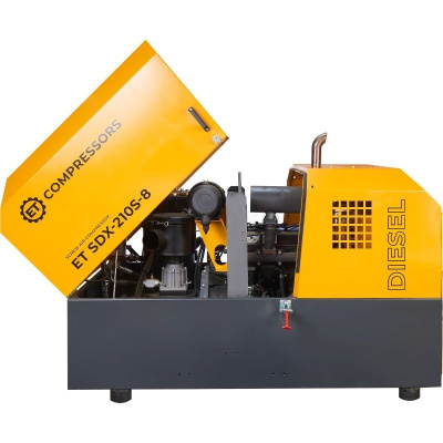 Дизельный передвижной компрессор ET-Compressors ET SDX 210S-8 - интернет-магазин промышленного оборудования «Дюкон»
