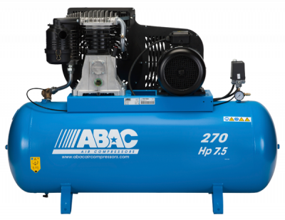 Маcляный компрессор с ременным приводом ABAC B6000/270 CT7.5 V400 SUPRA - интернет-магазин промышленного оборудования «Дюкон»