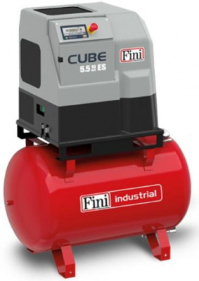 Винтовой компрессор Fini на ресивере с осушителем CUBE 7,5-10-270-ES - интернет-магазин промышленного оборудования «Дюкон»