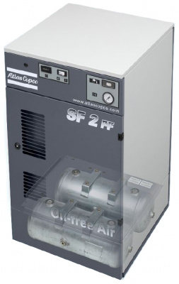 Безмасляный компрессор спиральный Atlas Copco SF1 10P моноблок - интернет-магазин промышленного оборудования «Дюкон»