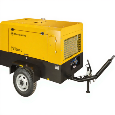 Дизельный передвижной компрессор ET-Compressors на шасси ET SDL 350T-12 с охладителем и предпусковым подогревателем - интернет-магазин промышленного оборудования «Дюкон»
