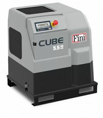 Винтовой компрессор Fini на раме CUBE 5,5-10-ES - интернет-магазин промышленного оборудования «Дюкон»