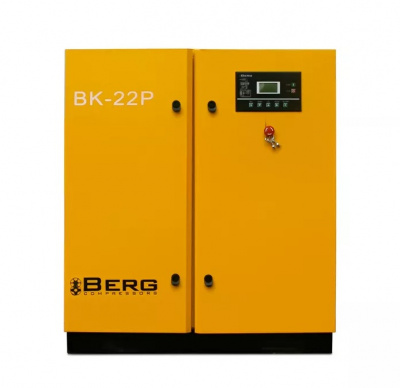 Винтовой компрессор BERG с ременным приводом ВК-22Р 10 бар (IP54) - интернет-магазин промышленного оборудования «Дюкон»