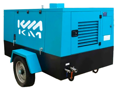 Дизельный передвижной компрессор KraftMachine КМ-5/8-ВДШ - интернет-магазин промышленного оборудования «Дюкон»