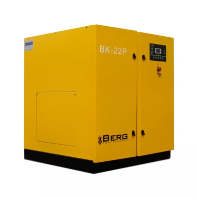 Винтовой компрессор BERG с ременным приводом ВК-22P 12 бар (IP23) - интернет-магазин промышленного оборудования «Дюкон»