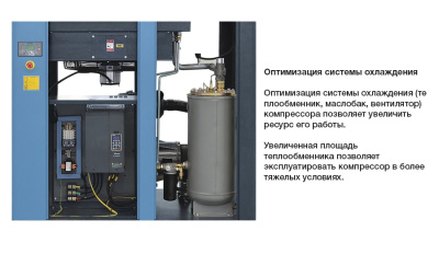 Винтовой компрессор для повышенных нагрузок Comaro MD-P 160 I 8 бар  - интернет-магазин промышленного оборудования «Дюкон»