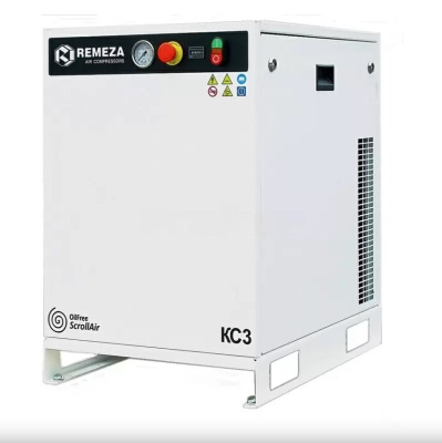 Спиральный безмаслянный компрессор REMEZA КС КС3-10АМ с мембранным осушителем - интернет-магазин промышленного оборудования «Дюкон»