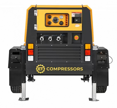 Дизельный передвижной компрессор на шасси ET-Compressors ET SD-265T-7  - интернет-магазин промышленного оборудования «Дюкон»
