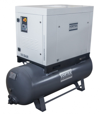 Винтовой компрессор на ресивере Vortex MC2V 7.5 10 бар - интернет-магазин промышленного оборудования «Дюкон»