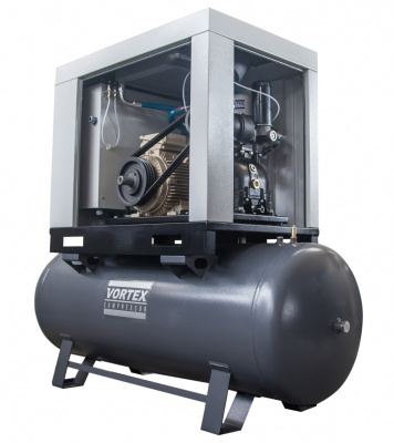 Винтовой компрессор на ресивере Vortex MC2V 22 10 бар - интернет-магазин промышленного оборудования «Дюкон»