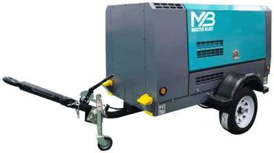 Дизельный передвижной компрессор Master Blast MB390D-7 - интернет-магазин промышленного оборудования «Дюкон»